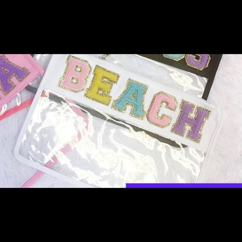 Beach clear travel case